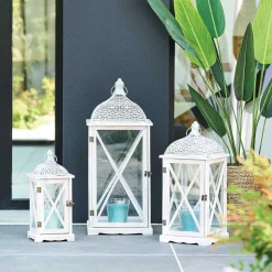 atmosphera Farolillos|Estilo Rústico>Farol Folkdream 22x22x51.5Cm