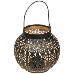 atmosphera Farolillos>Farol Redondo De Metal 15Cm