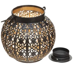 atmosphera Farolillos>Farol Redondo De Metal 15Cm