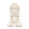 Accesorios>Figura de Buda sentado blanca 34cm