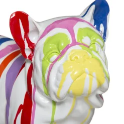 atmosphera Accesorios>Figura De Perro A Rayas 34x18x26.5Cm