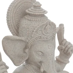 atmosphera Accesorios|Estilo Oriental>Figura Ganesha Beige De Resina