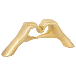 atmosphera Accesorios|Estilo Contemporaneo>Figura Mano Corazón Dorada Amy