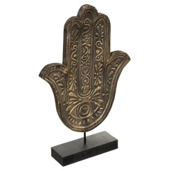 atmosphera Accesorios|Estilo Étnico>Figura Mano Dorada Oasis 37Cm