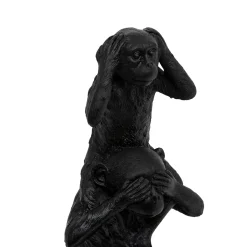atmosphera Accesorios|Estilo Étnico>Figura Mono Negro 24.5cm