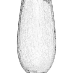 Jarrones Y Vasos>Florero Cilíndrico De Vidrio 14x27Cm