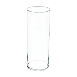 atmosphera Jarrones Y Vasos>Florero De Vidrio Cilíndrico 15x39.5Cm