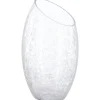 atmosphera Jarrones Y Vasos|Estilo Rústico>Florero De Vidrio Craquele 23Cm