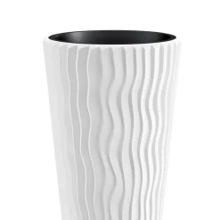 Complementos>Florero Sandy Slim Blanco 62Cm