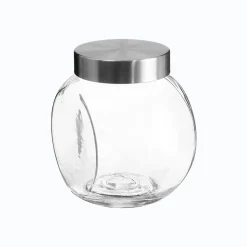 5five Cajas Y Frascos>Frasco De Vidrio C/Tapa Inox 650Ml