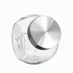 5five Cajas Y Frascos>Frasco De Vidrio C/Tapa Inox 650Ml