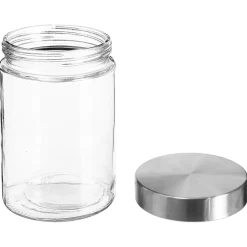 Cajas Y Frascos>Frasco De Vidrio C/Tapa Inox 1.2L