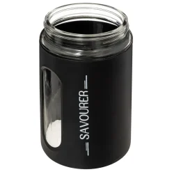 5five Cajas Y Frascos>Frasco De Vidrio Negro Ublo 0.9L