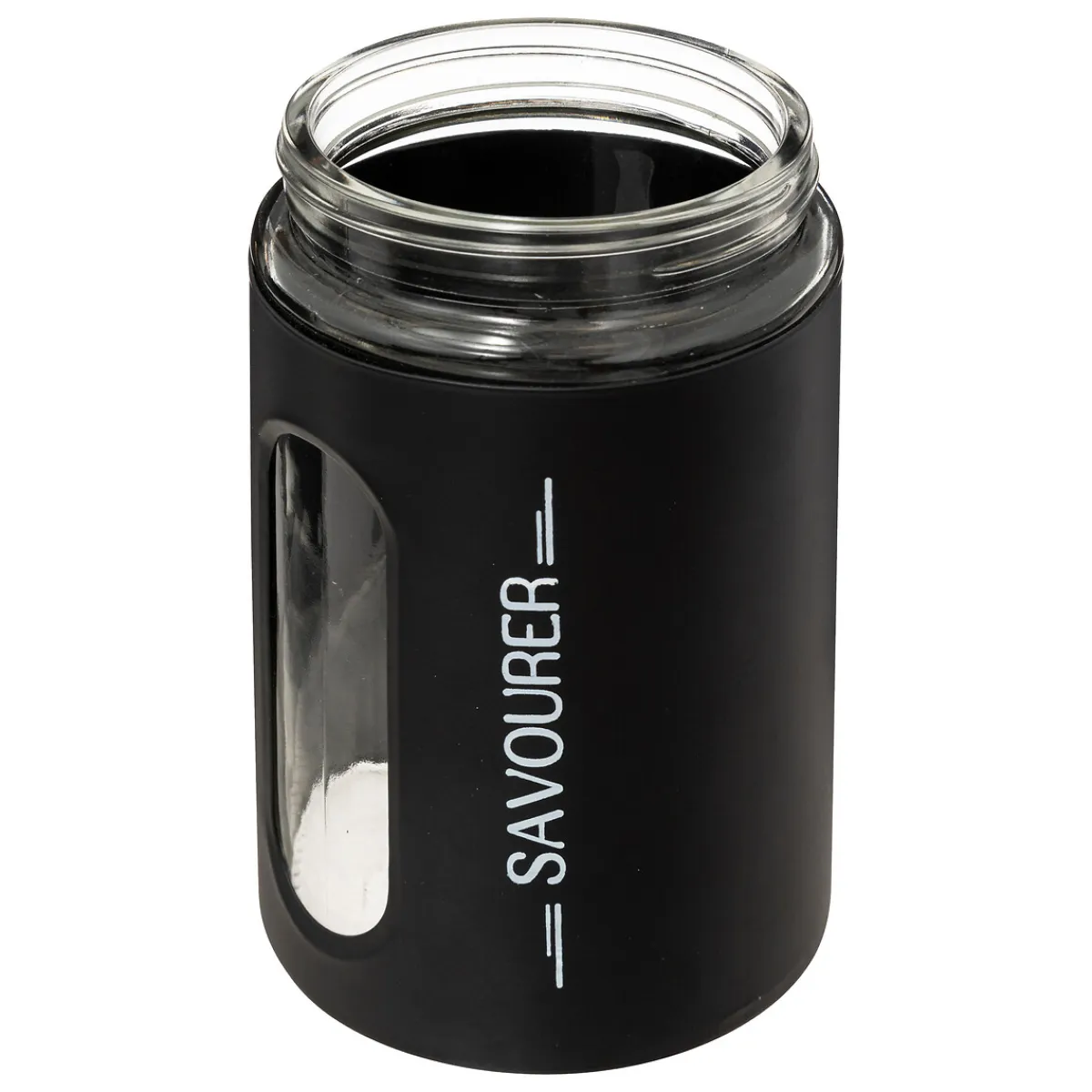 5five Cajas Y Frascos>Frasco De Vidrio Negro Ublo 0.9L