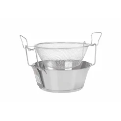 Sartenes, Parrillas Y Woks>Freidora Inoxidable C/Asas 24Cm