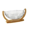 secret d'gourmet Fruteros>Frutero Metal+Bambú Forma Columpio