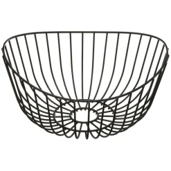 secret d'gourmet Fruteros>Frutero Metálico Negro 27Cm