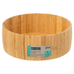 5five Fruteros>Frutero Redondo Bambú 30cm