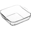 Bandejas Y Platos Para Horno>Fuente Borcam Cuadrada De Vidrio