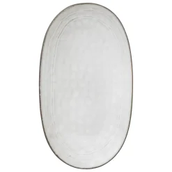 Cuencos, Fuentes Y Ensaladeras>Fuente Ovalada Flower Azul 18x30cm