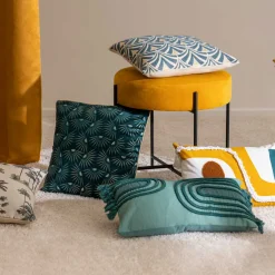 atmosphera Cojines Y Fundas Decorativas>Funda De Cojín Orage Azul 40x40cm