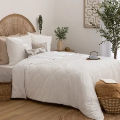 atmosphera Edredones Y Colchas>Funda nórdica y 2 fundas de cojín SWAN blanco