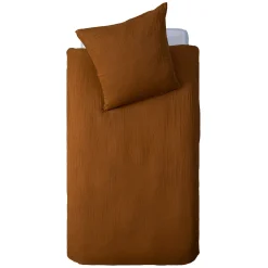 Niños atmosphera4kids Téxtil>Funda nórdica y funda de cojín de gasa terracota