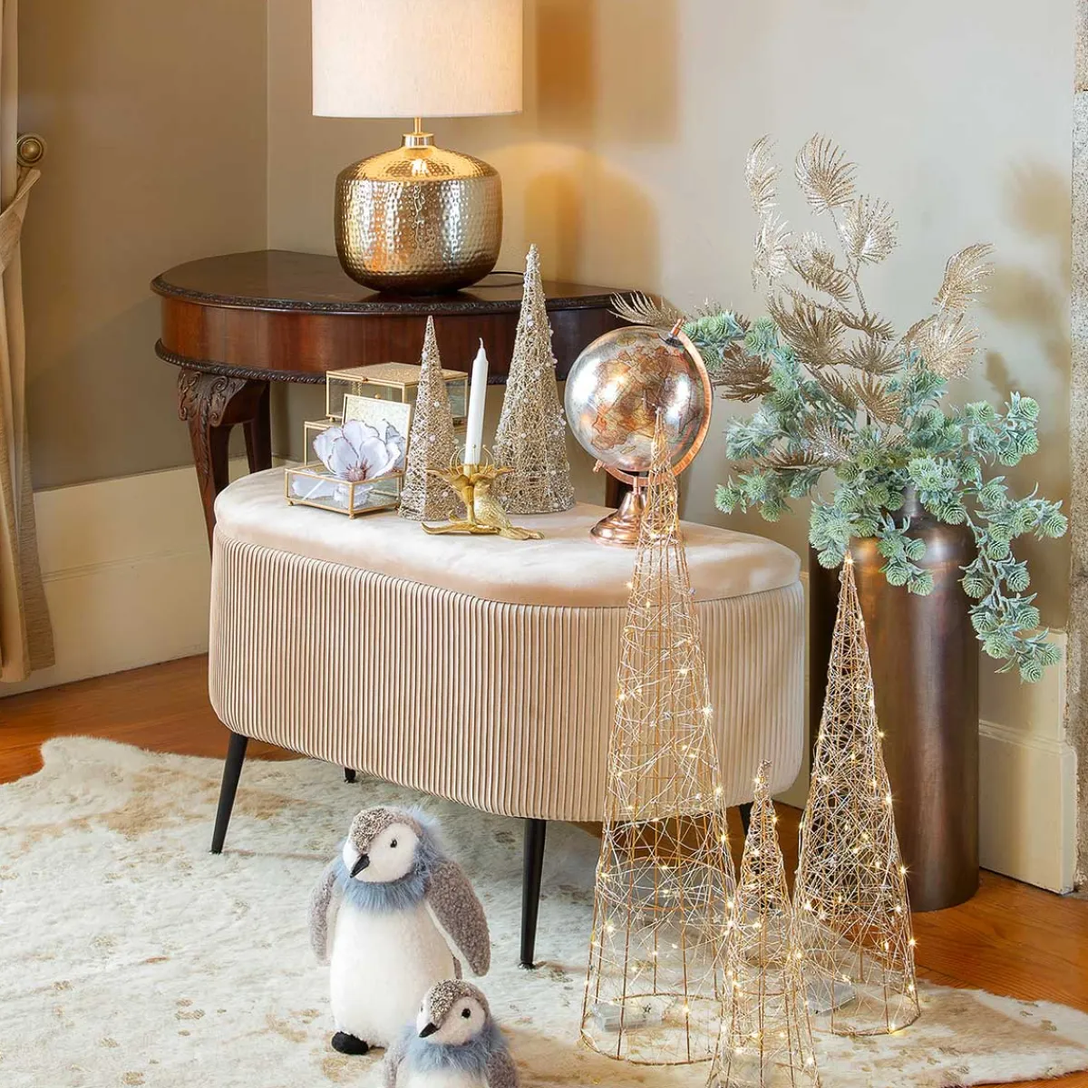 Accesorios>Globo De Metal Rosa Dorado