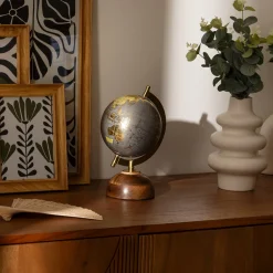 atmosphera Accesorios|Estilo Industrial>Globo decorativo AFONSO de madera de mango 24cm