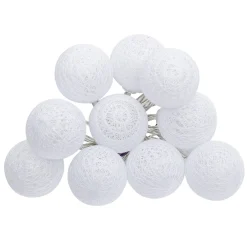 atmosphera Lámparas Y Alargadores>Guirnalda De 10 Bolas Led 6Cm