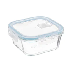 5five Tapas Y Cubiertas>Hermético Cuad. C/Tapa Azul 0.8L