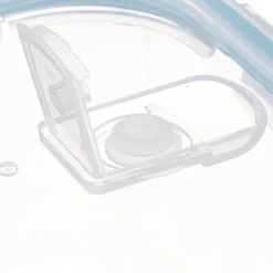 5five Tapas Y Cubiertas>Hermético Cuad. C/Tapa Azul 0.8L