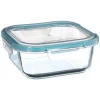 5five Tapas Y Cubiertas>Hermético Cuadrado C/Tapa Azul 1.8L