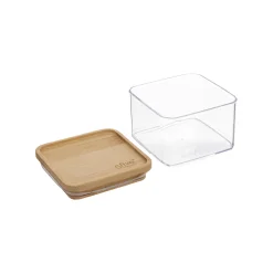 5five Cajas Y Frascos>Hermético ESKE apilable con tapa de bambú