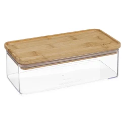 5five Cajas Y Frascos>Hermético ESKE apilable con tapa de bambú