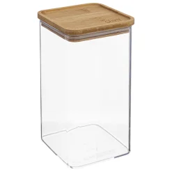 5five Cajas Y Frascos>Hermético ESKE apilable con tapa de bambú 1.5l