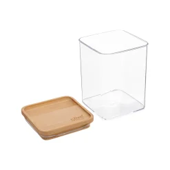 5five Cajas Y Frascos>Hermético ESKE apilable con tapa de bambú