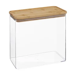 5five Cajas Y Frascos>Hermético ESKE apilable con tapa de bambú