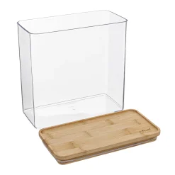 5five Cajas Y Frascos>Hermético ESKE apilable con tapa de bambú