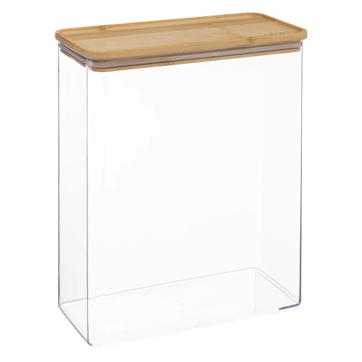 5five Cajas Y Frascos>Hermético ESKE apilable con tapa de bambú