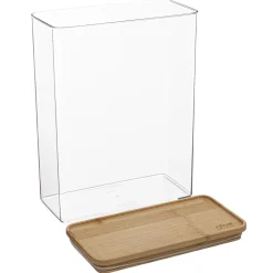 5five Cajas Y Frascos>Hermético ESKE apilable con tapa de bambú