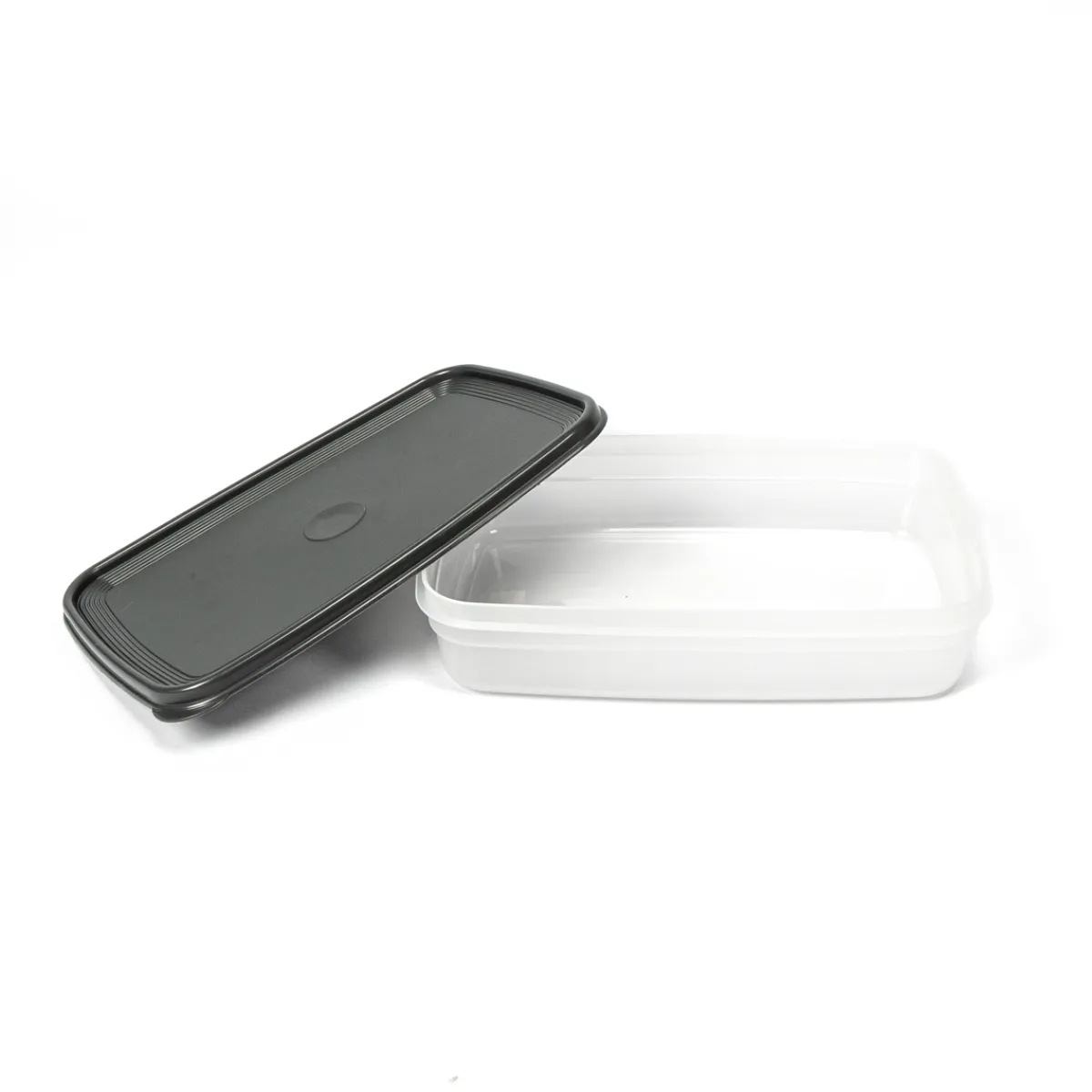 Tapas Y Cubiertas>Hermético Rectangular C/Tapa Gris 2.2L