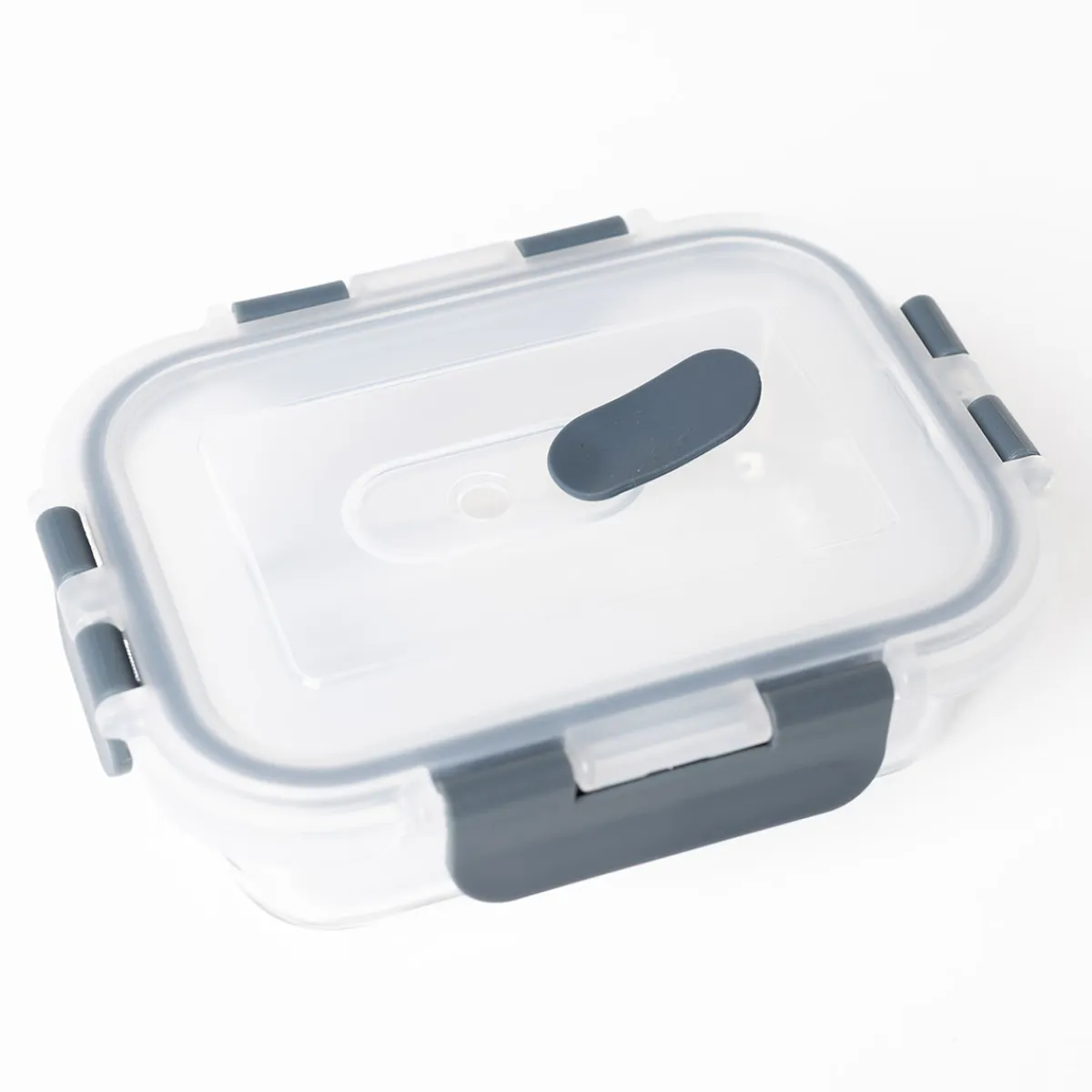 Tapas Y Cubiertas>Hermético Rectangular Vidrio 0.37L