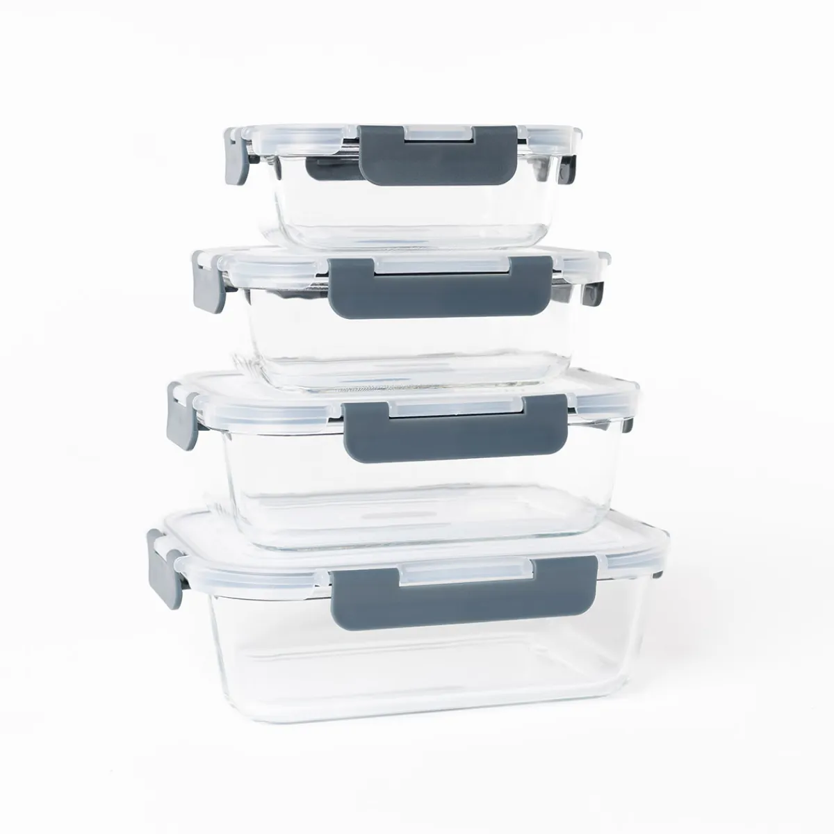 Tapas Y Cubiertas>Hermético Rectangular Vidrio 1.5L