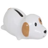 Niños atmosphera4kids Accesorios Decorativos>Hucha perro blanco y marrón 7cm