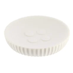 Accesorios De Lavabo>Jabonera Blanca