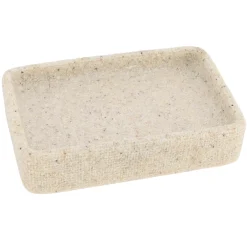 Accesorios De Lavabo>Jabonera de baño efecto arena