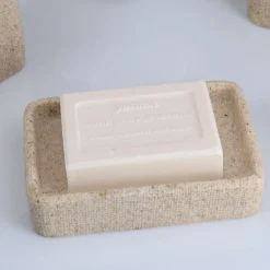 Accesorios De Lavabo>Jabonera de baño efecto arena