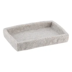 Accesorios De Lavabo>Jabonera De Poliresina Efecto Piedra