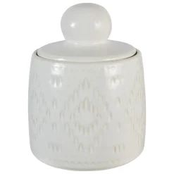 atmosphera Accesorios|Estilo Contemporaneo>Jarra decorativa MALA blanca 19cm